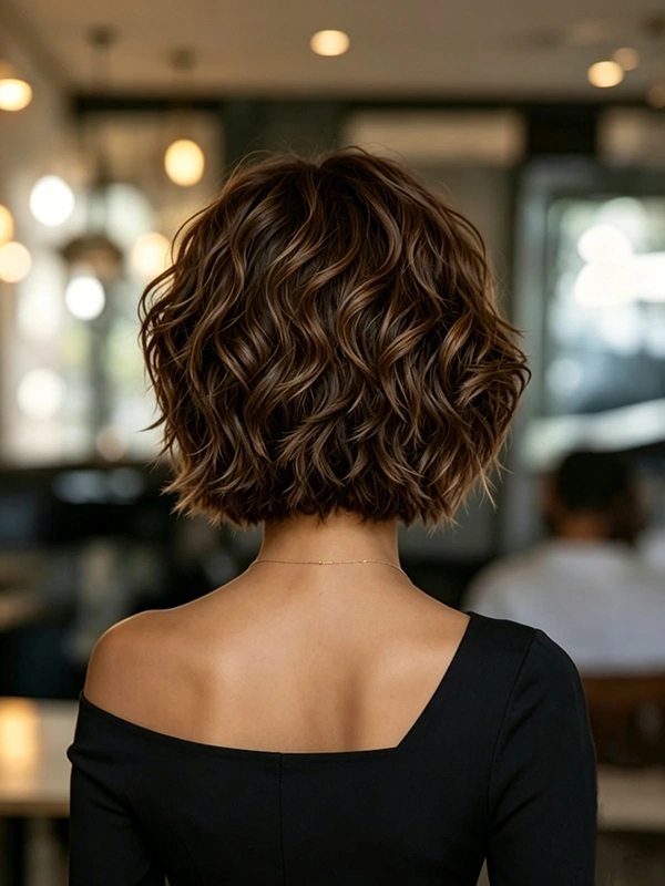 Glueless Lace Wigs Highlight Short Wave Real Human Hair Wigs for Black Women