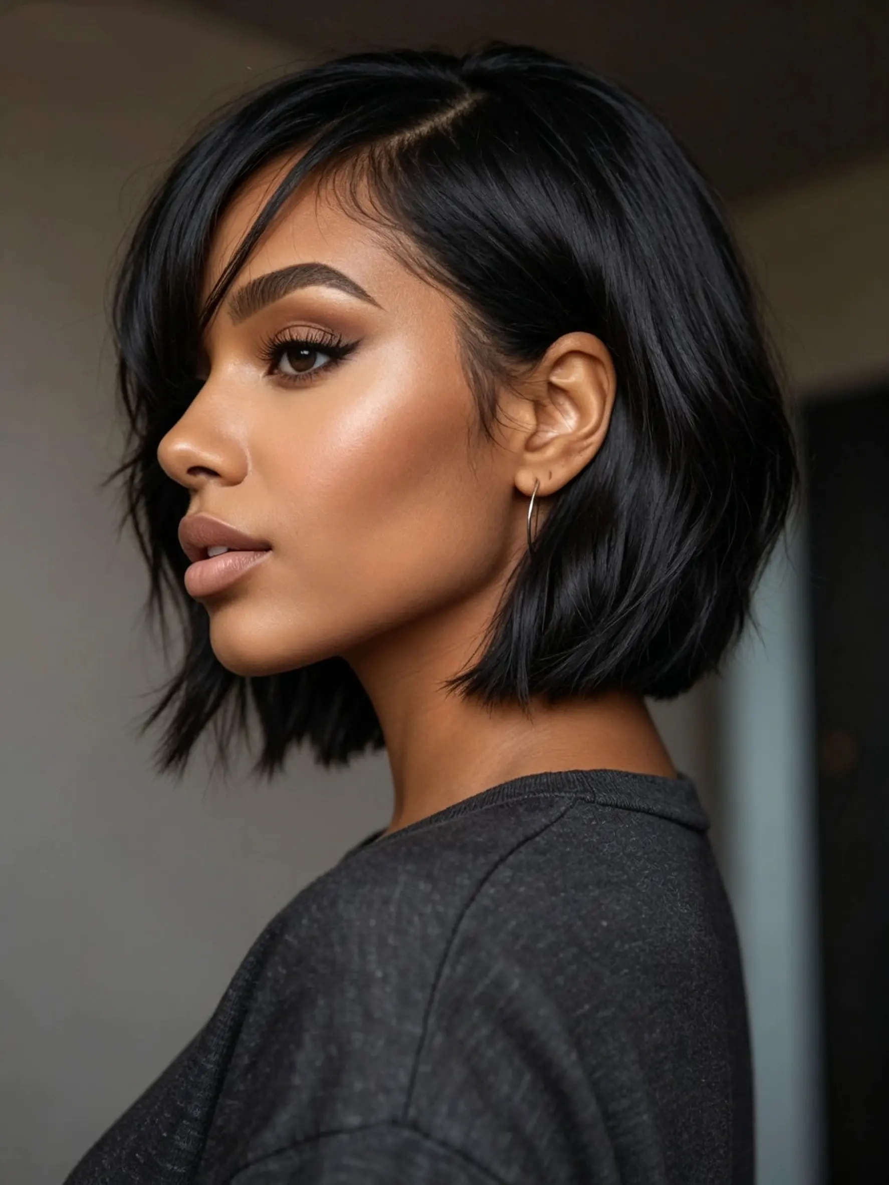 Glueless Lace Wigs Ready to Wear Black Short Wig Wave for Black Women