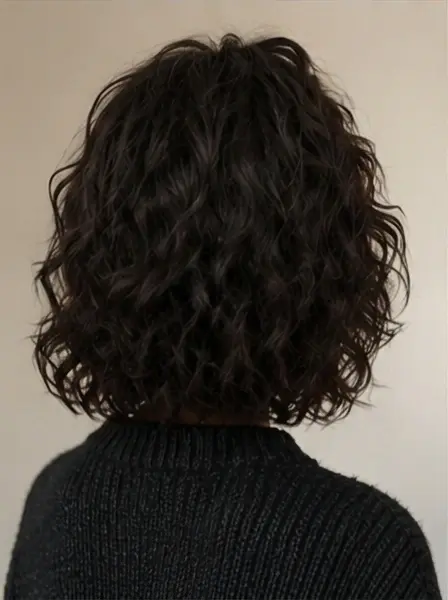 Glueless Loose Curly Bob Wig Light Weight Human Hair Wigs