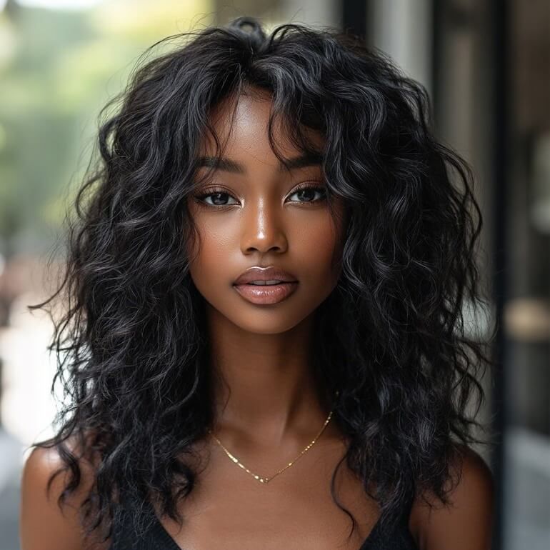 Glueless Pixie Cut Curly Wigs Drawstring Cap Human Hair