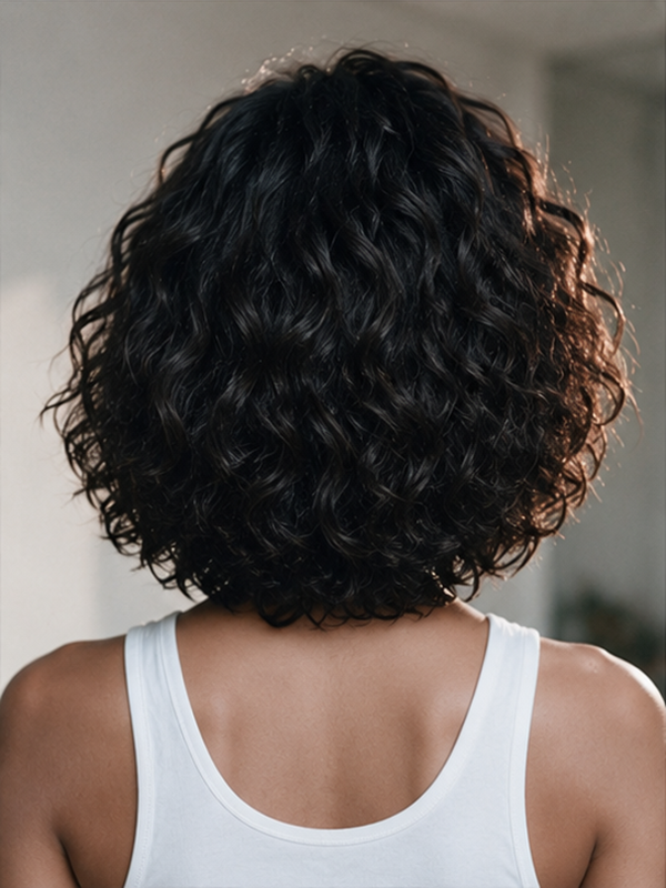 Glueless Short Curly Wigs Beginner Friendly Short Wig for Black Women