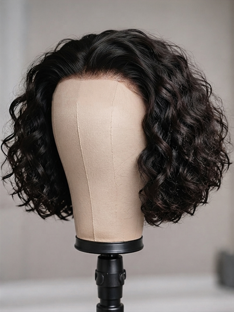 Glueless Short Curly Wigs Beginner Friendly Short Wig for Black Women