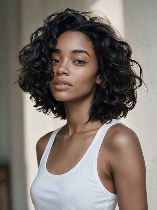 Glueless Short Curly Wigs Beginner Friendly Short Wig for Black Women