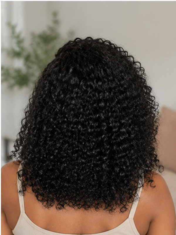 Glueless Side-Parted Curly Bob Wig Wear and Go Human Hair Wigs