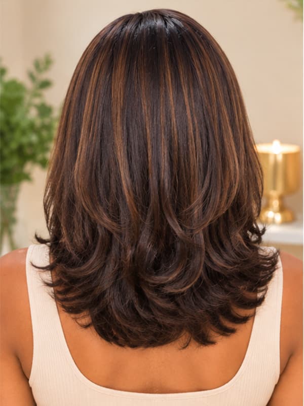 Natural Looking Body Wave Human Hair Wig
