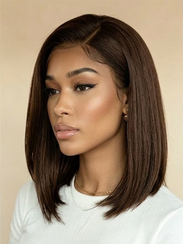 Ready to Go Brown Straight Wig | Everyday Look