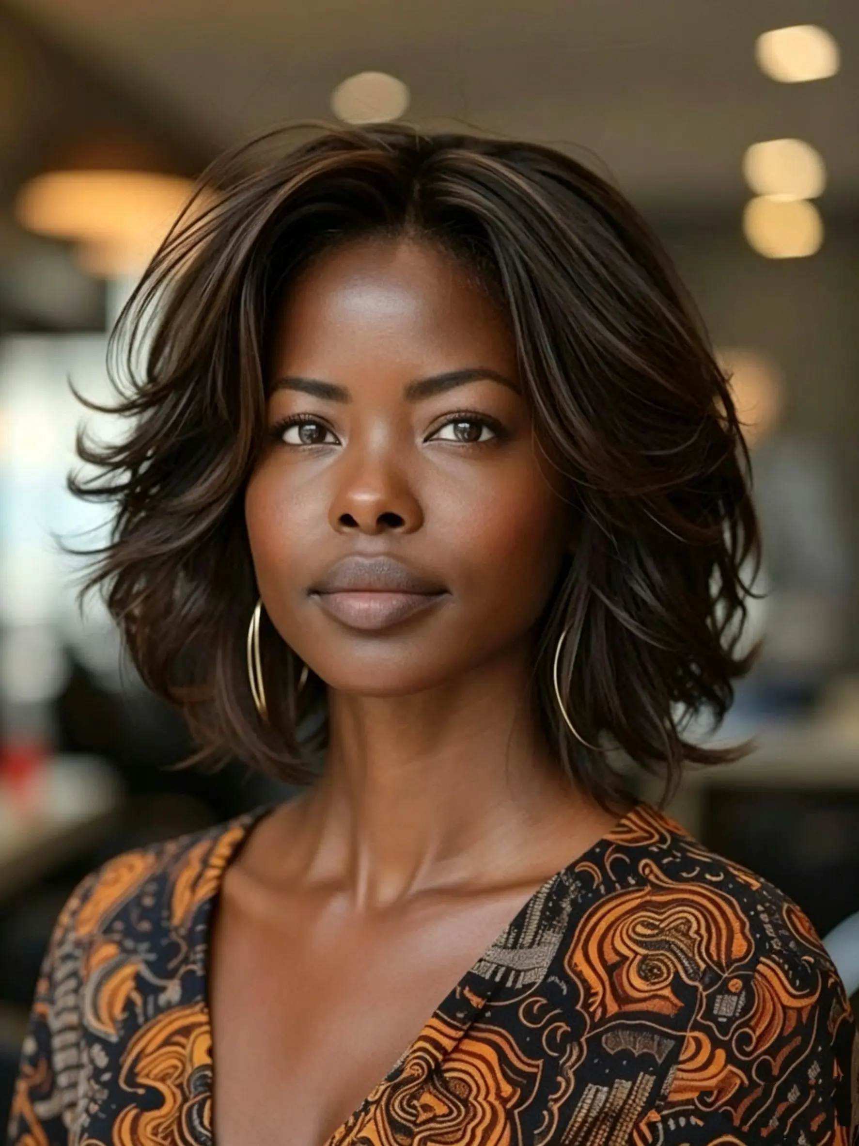 Ready to Wear Layered Short Wave Wig Shoulder Length Glueless Human Hair Wig