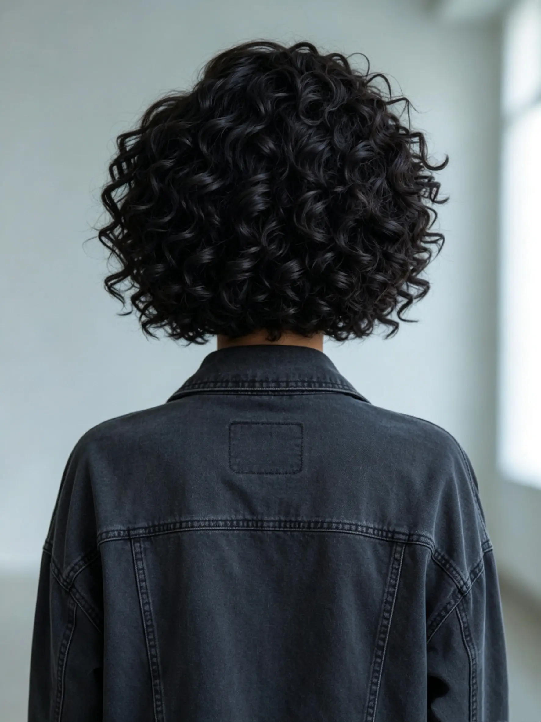 Ready to Wear Short Curly Wig Light Weight Human Hair Wigs