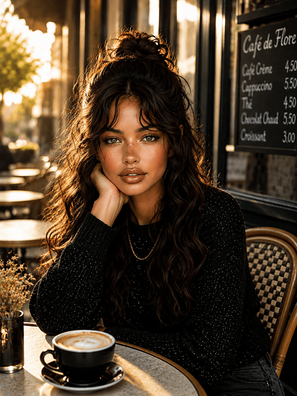Verawig Wear and Go Beach Curly Human Hair Wigs Beginner Friendly Hair