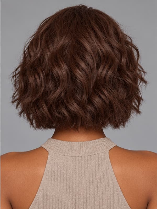 Wavy Short Wigs with Side Part Wear and Go Lace Wigs
