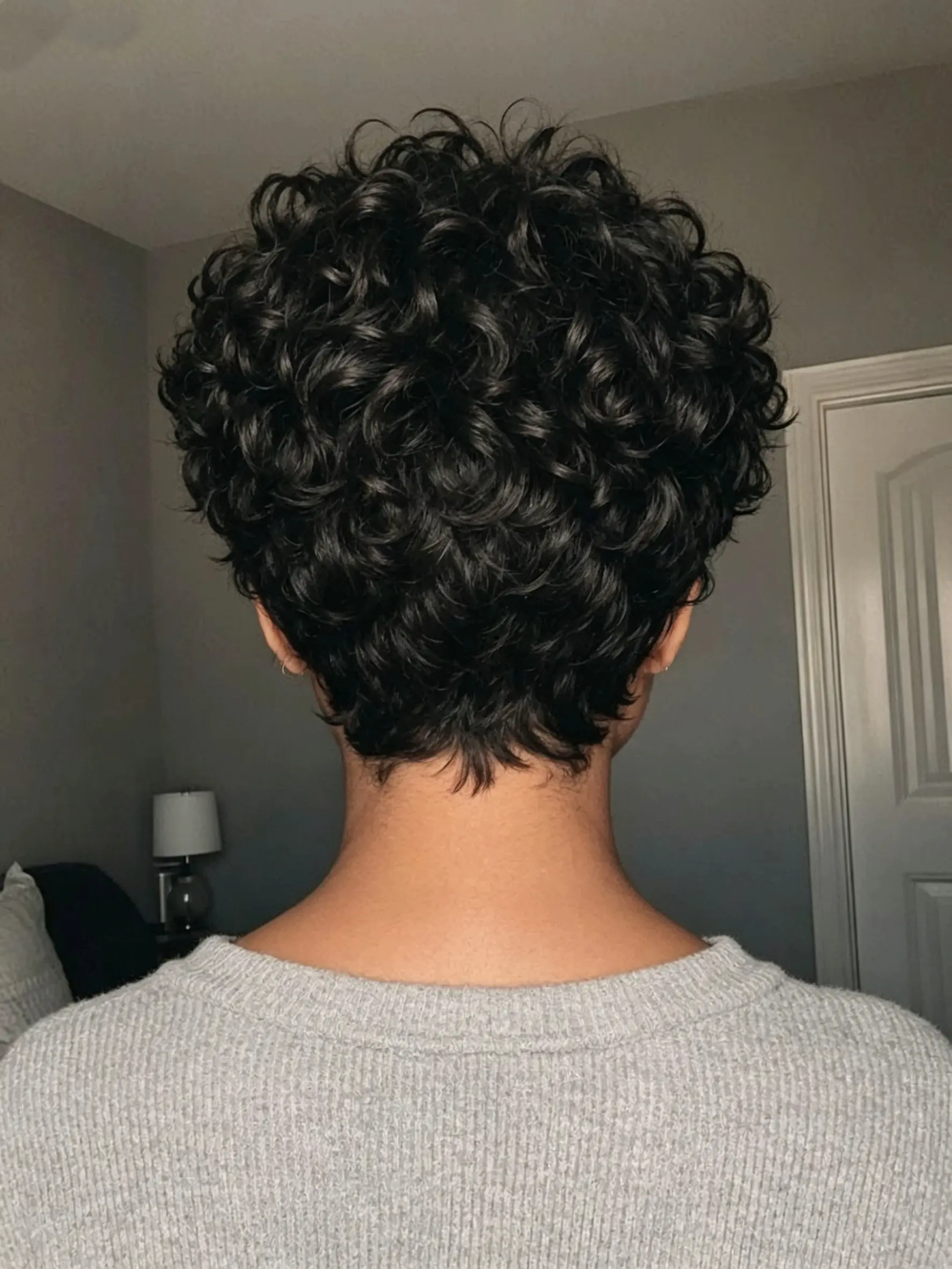 Wear and Go Short Curly Wig Machine Made Human Hair for Black Women