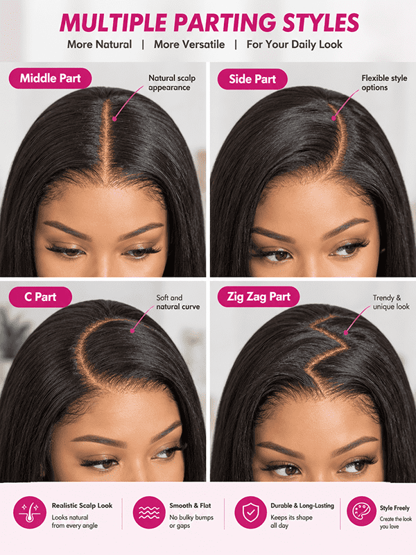 Wear and Go Silky Straight Wig Shoulder Length Natural Black Human Hair Wig