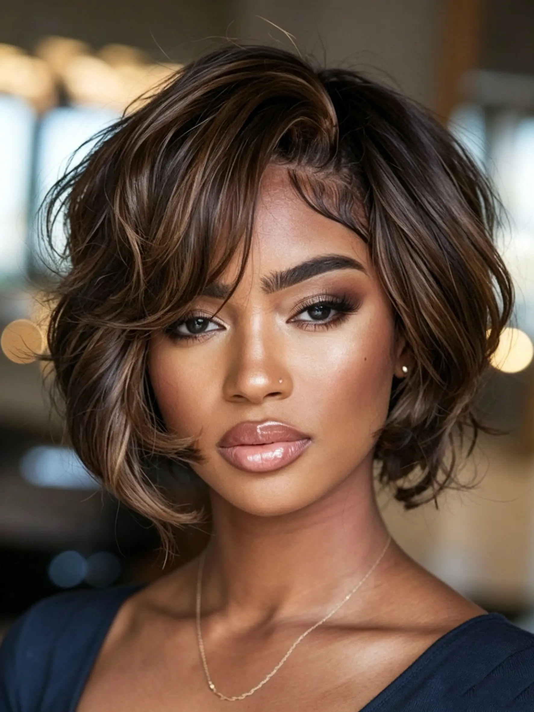 Wear and Go Wigs Glueless SHort Wave Pixie Cut Wig For Black Women