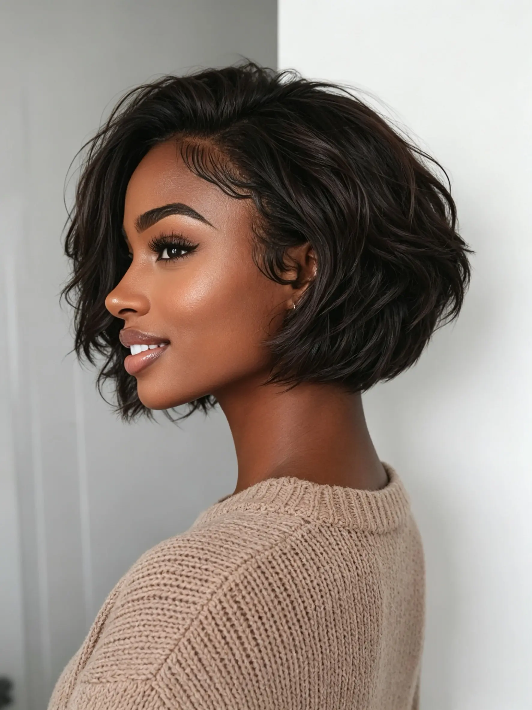Wear and Go Wigs Short Pixie Cut Wigs Bye Bye Knots Human Hair Wigs