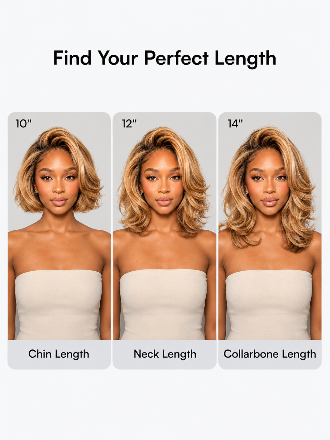 Blonde Wavy Lace Front Wig Layered Cut Human Hair for Black Women