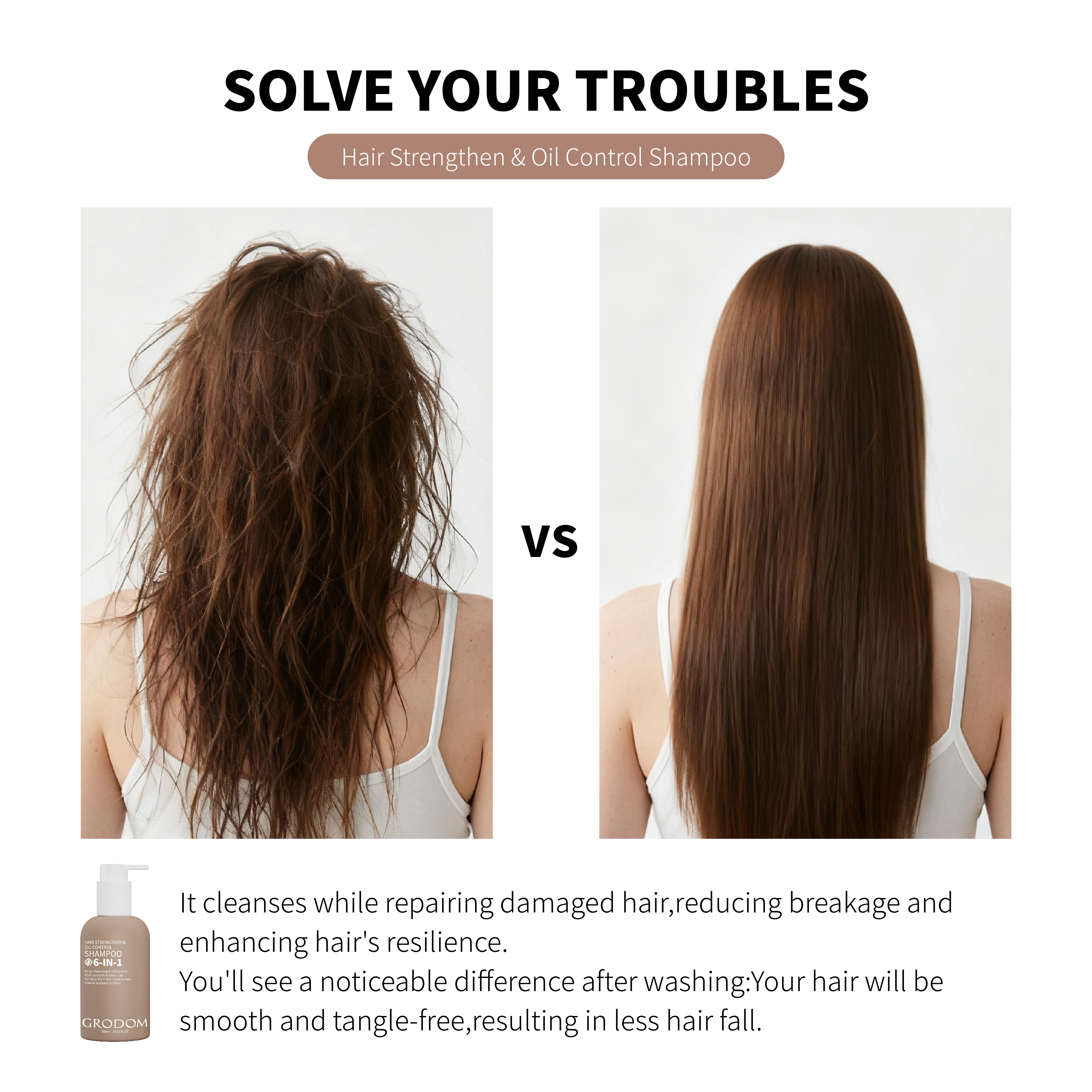 2PCS 6-in-1 Amino Acid Shampoo Set