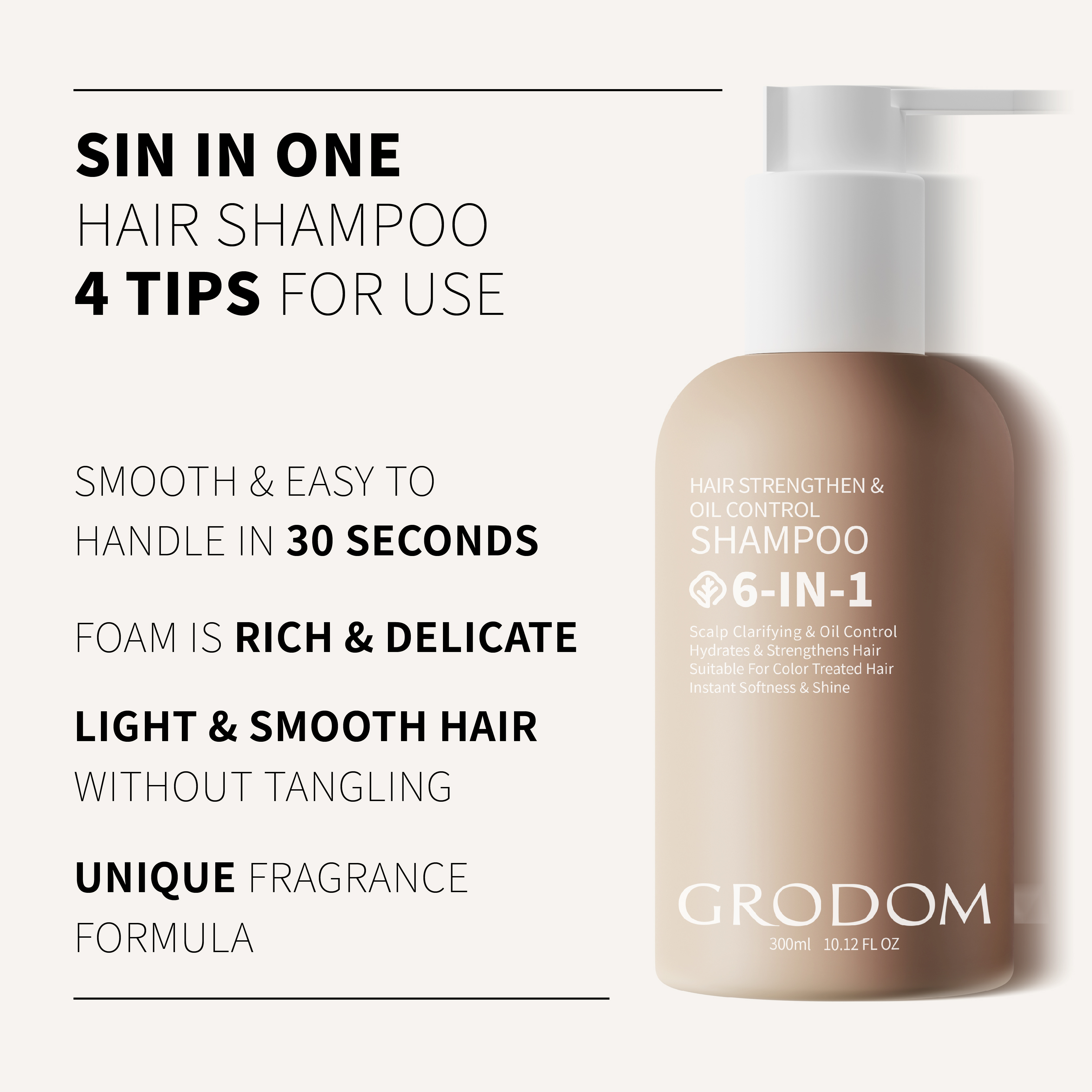 6-in-1 Amino Acid Shampoo 300ml