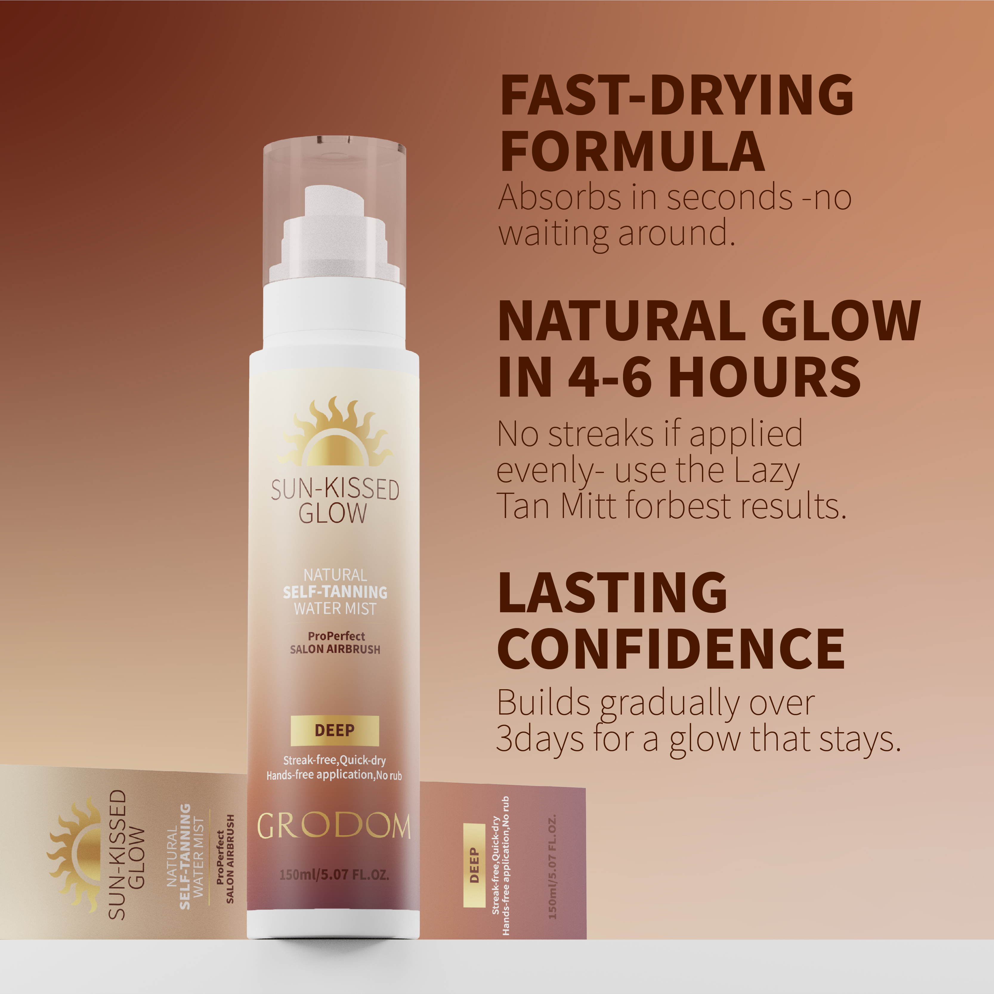 Self-Tanning Mist for Body, Face and Hands