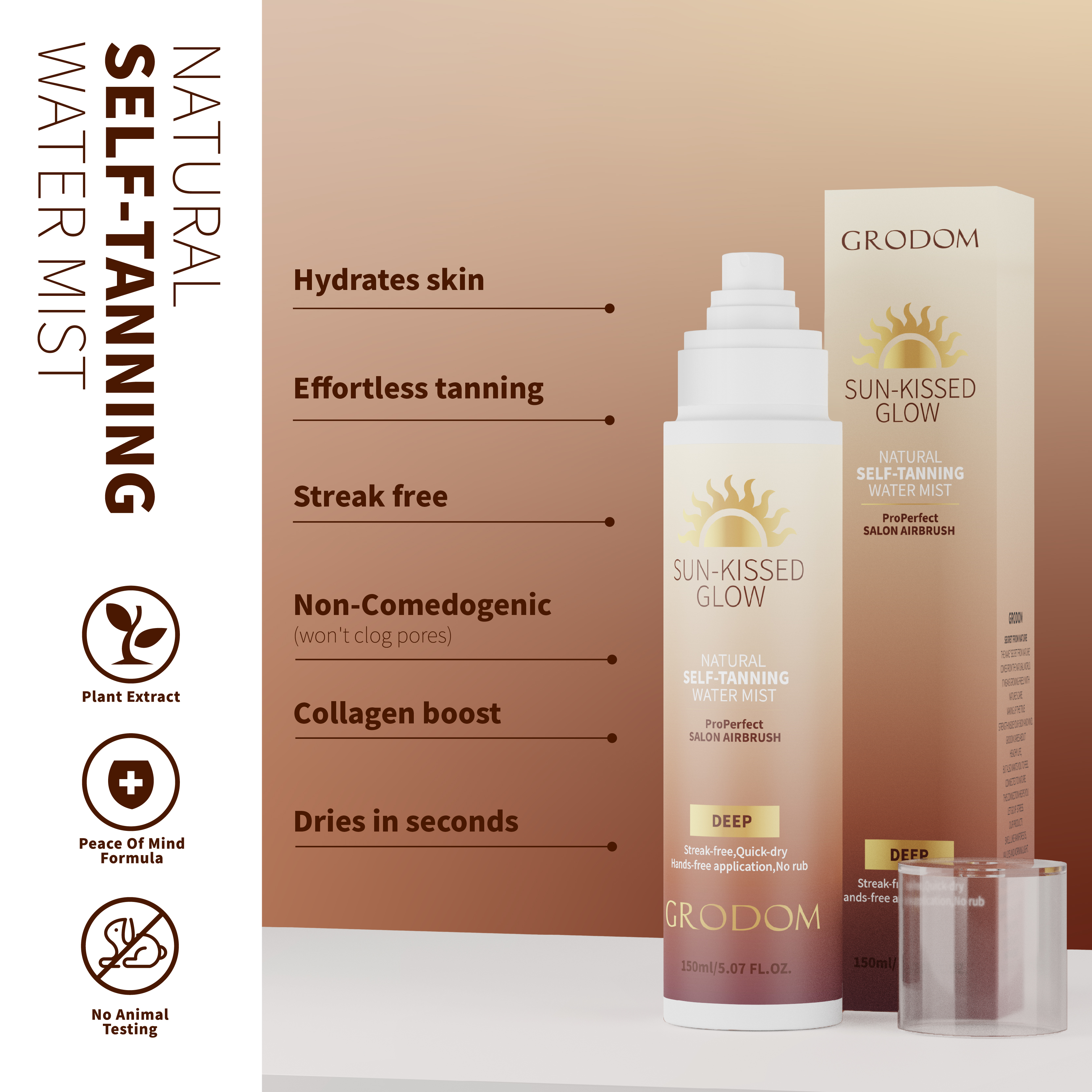 Self-Tanning Mist for Body, Face and Hands