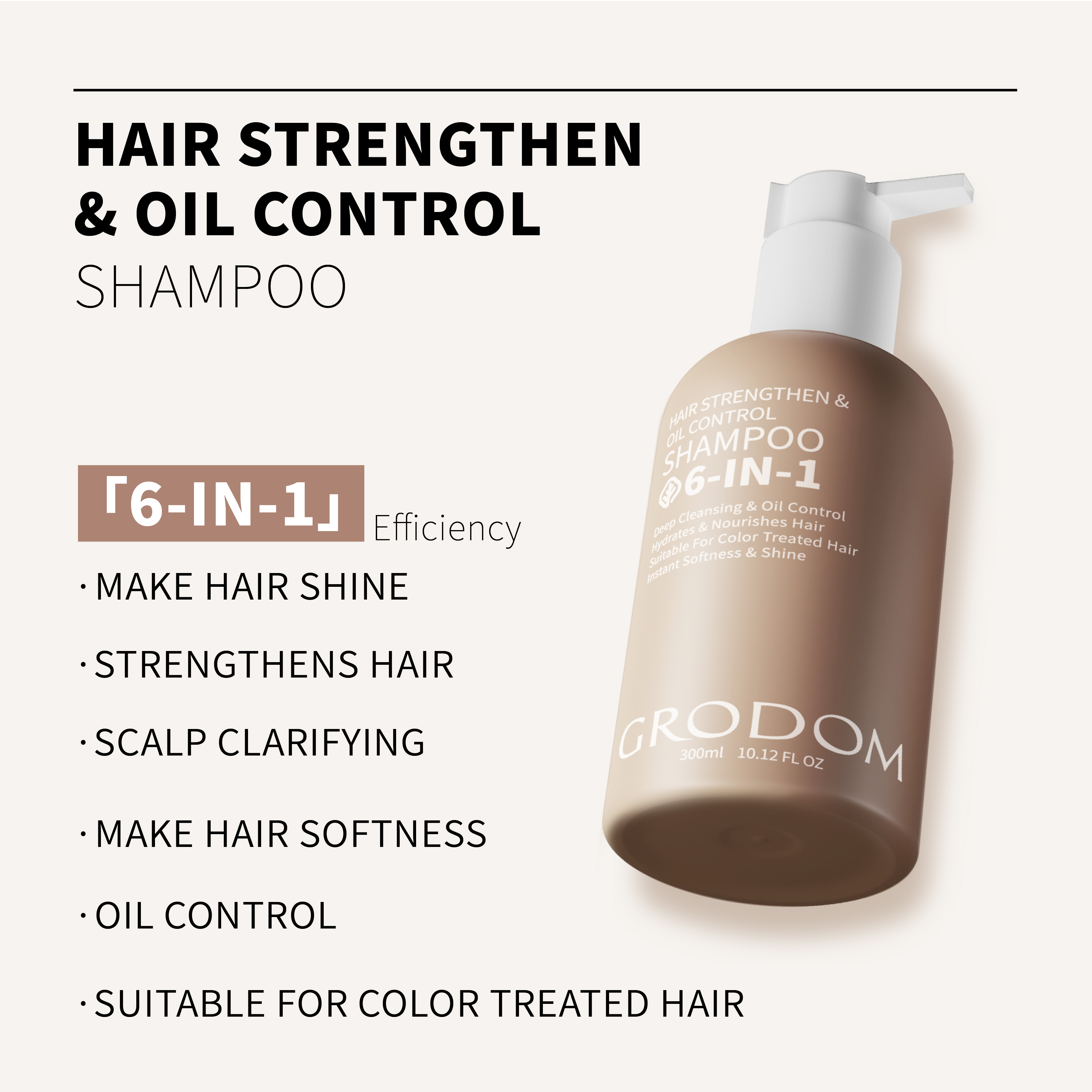 6-in-1 Amino Acid Shampoo 300ml