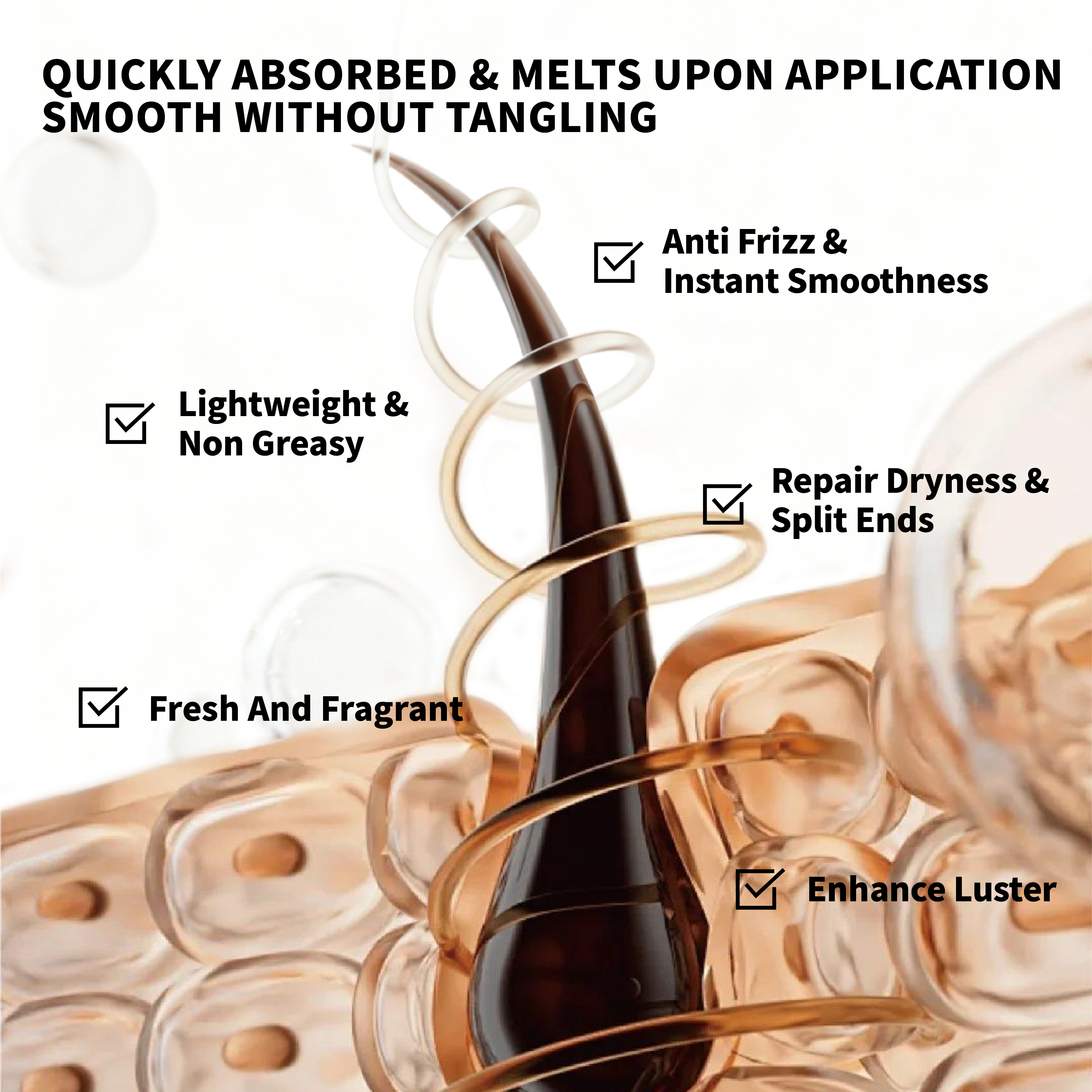 Argan Extract Hair Oil 100ml/3.37fl.oz - 100% Pure, Raw & Natural Blend with Coconut Oil