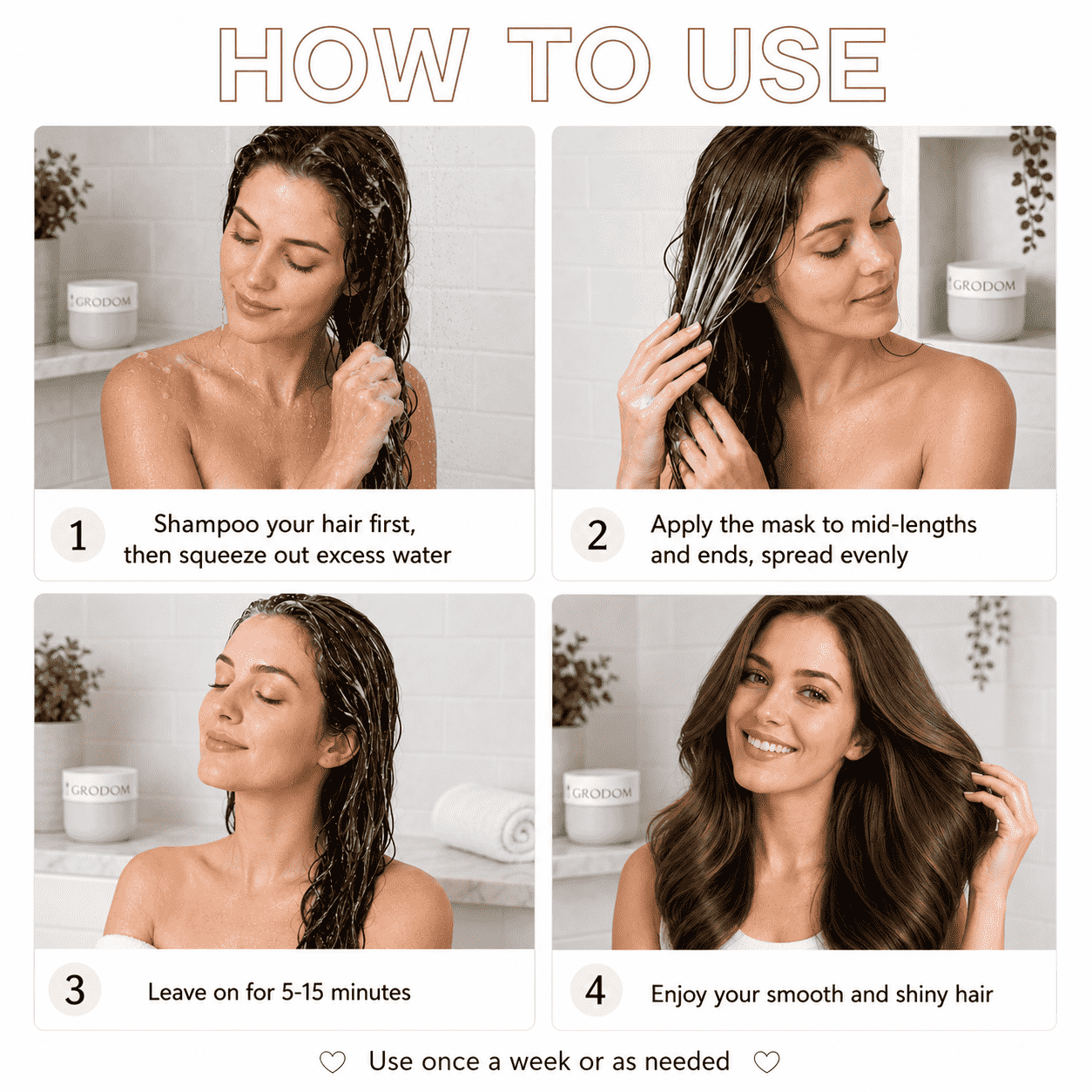 RevitaCoco Luxe Recovery Hair Mask with Keratin 300g 10.6OZ