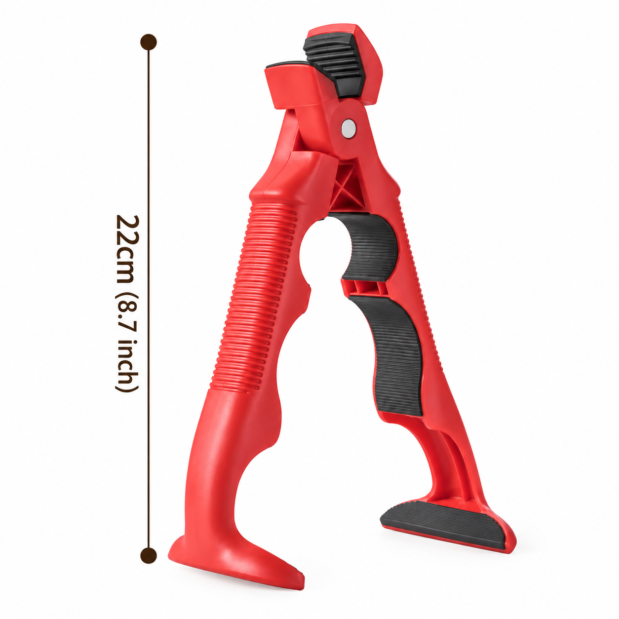 3-in-1 Dual-Head Silicone Hot Plate Gripper Tongs, Compact Heat-Resistant Non-Slip Kitchen Utensils with Locking Handle, Anti-Scald Tool for Hot Dishes, Jars & Storage Trays