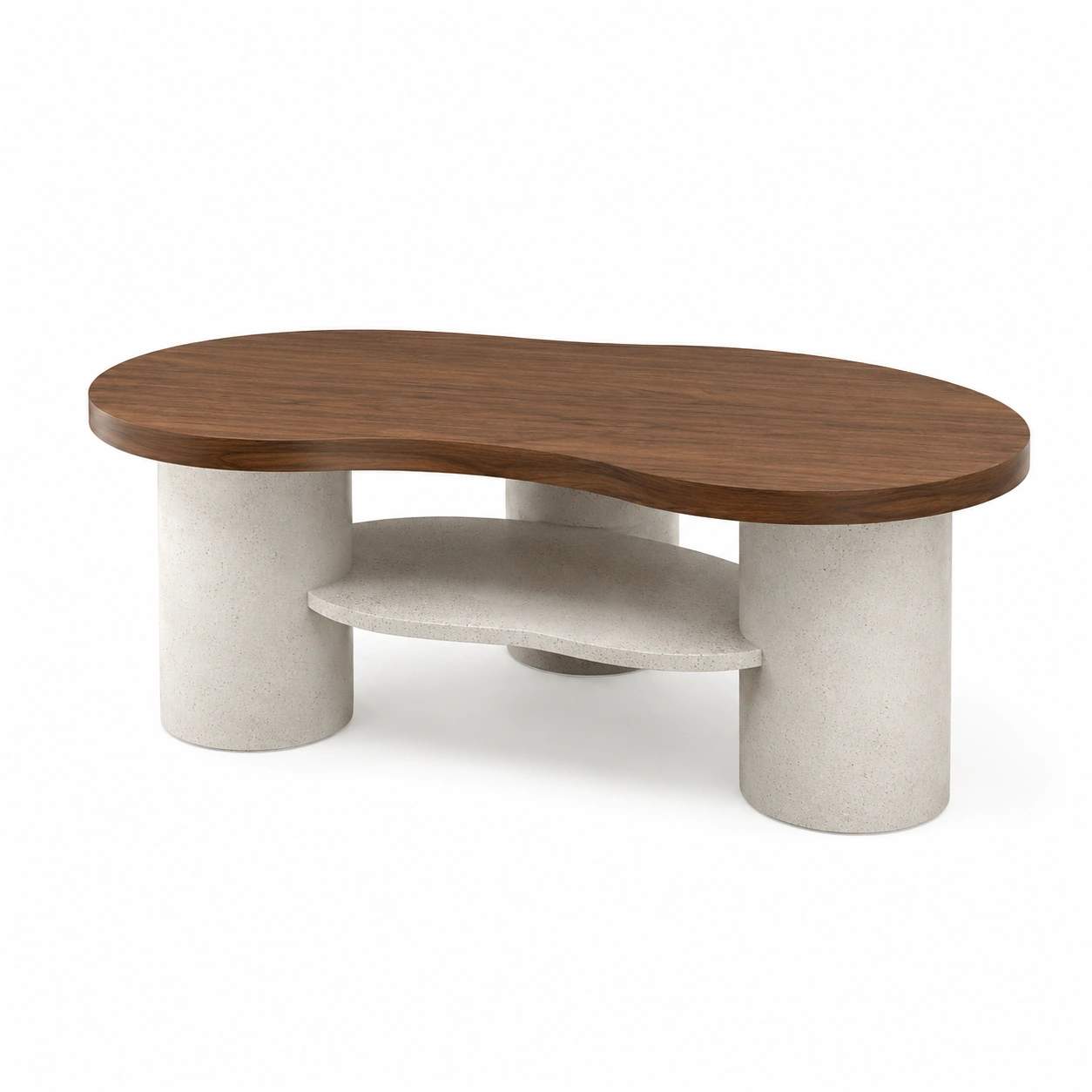Mesa de centro rectangular cristal-hemboria