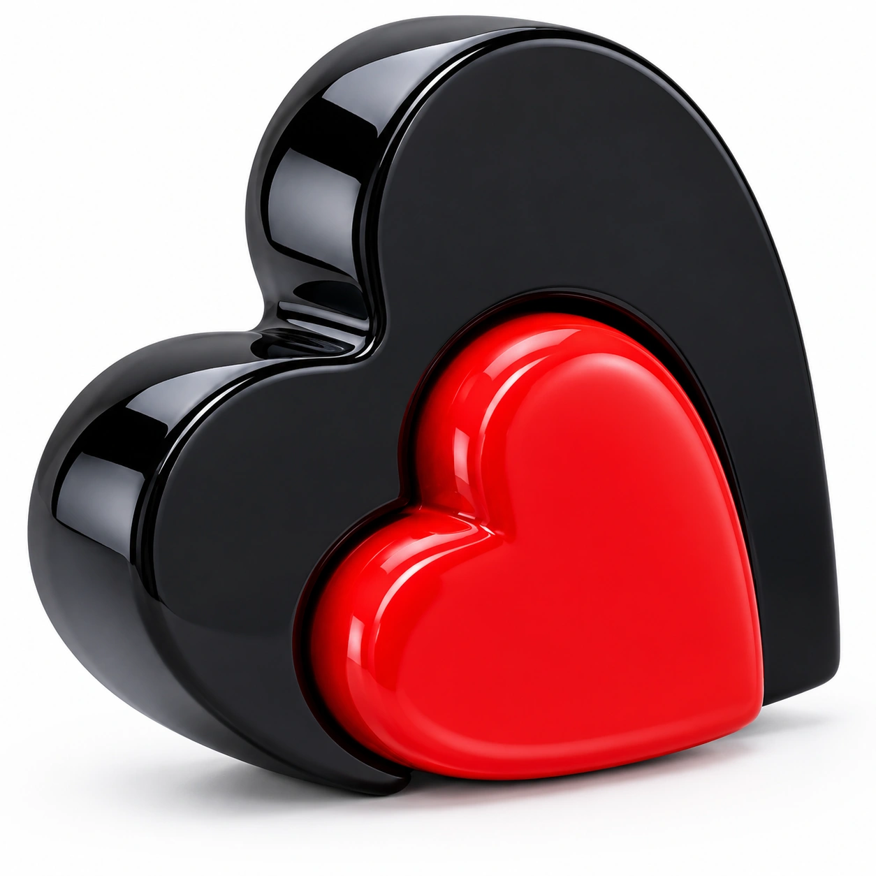 Figura decorativa de corazon moderno