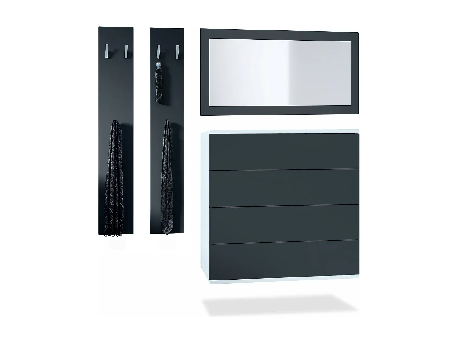 Wohnzimmer und Flur,Bereich Flurmöbel und Ordnungshelfer,Garderobe-LIVELORAE