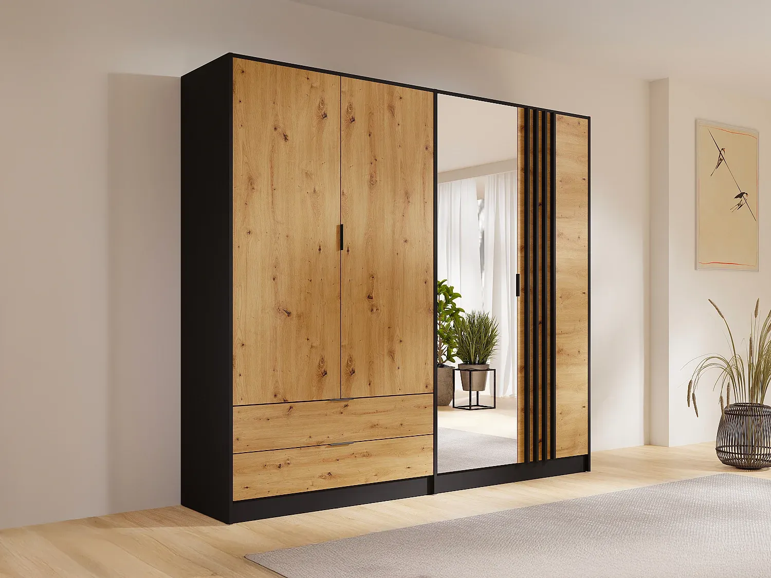 Schlafzimmer,Schlafzimmermöbel,Kleiderschrank-LIVELORAE