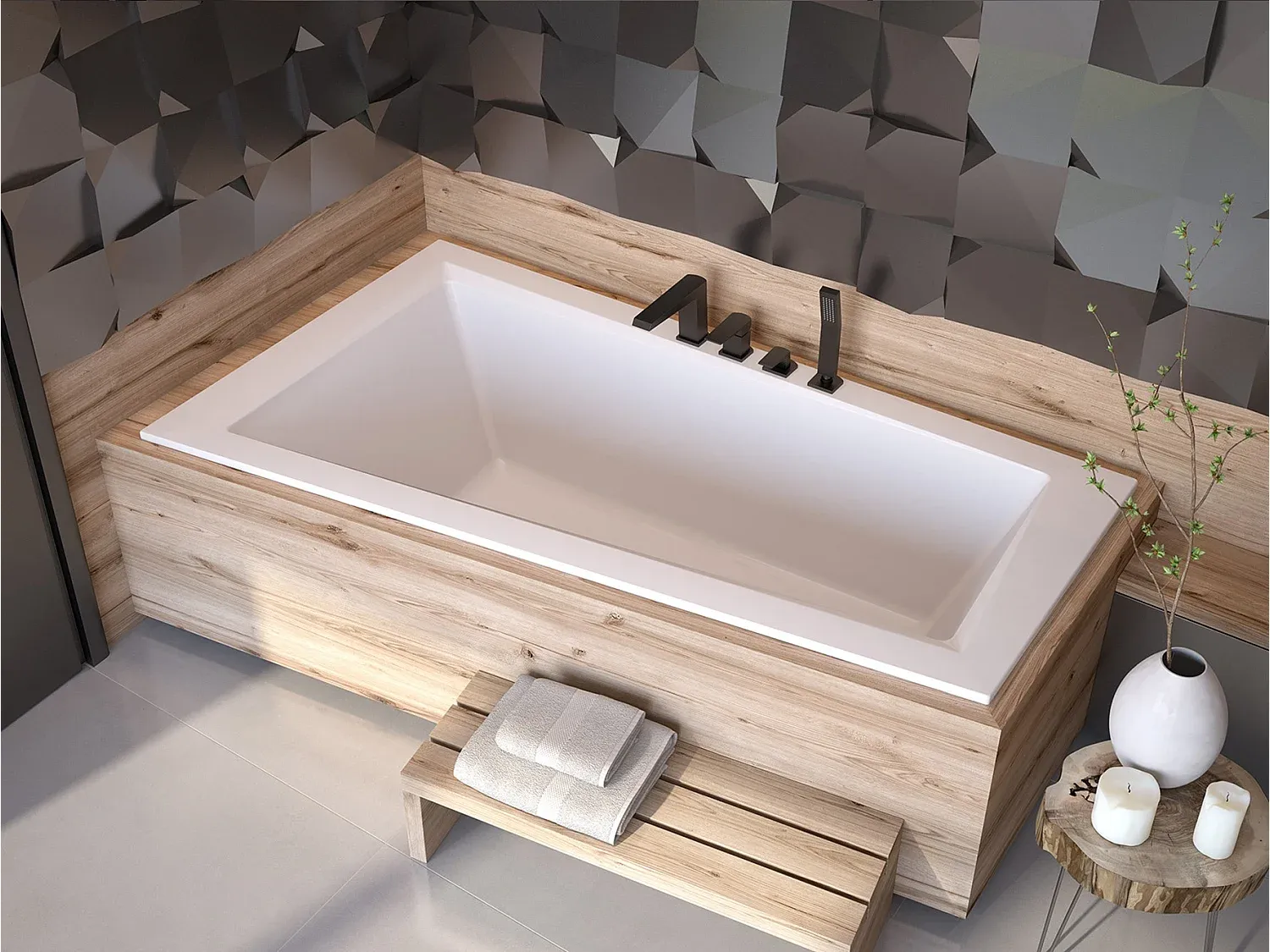 Badezimmer,Bereich Badewanne,Badewanne (Standard)-LIVELORAE