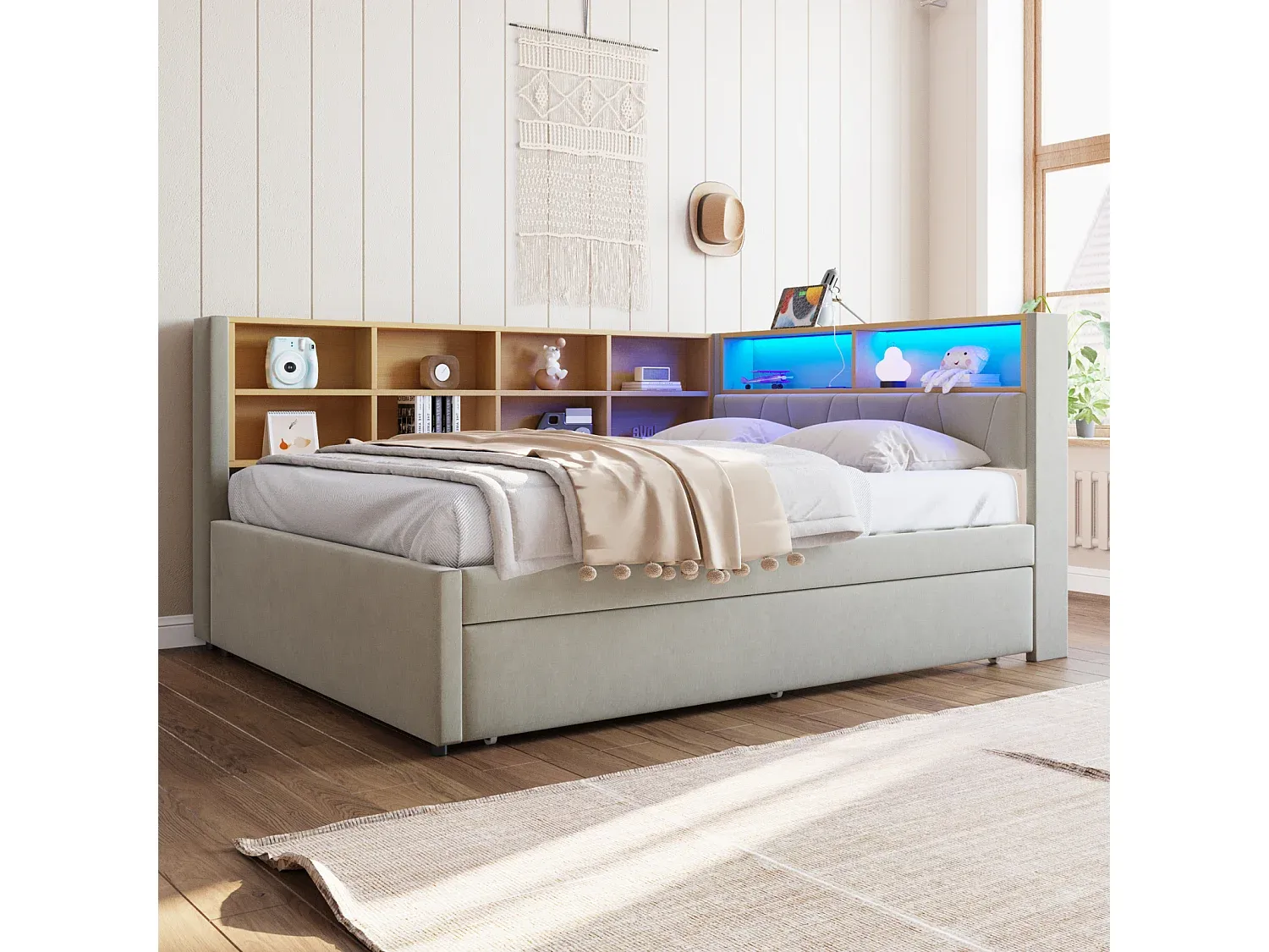 Schlafzimmer,Bereich Bett,Bettrahmen-LIVELORAE