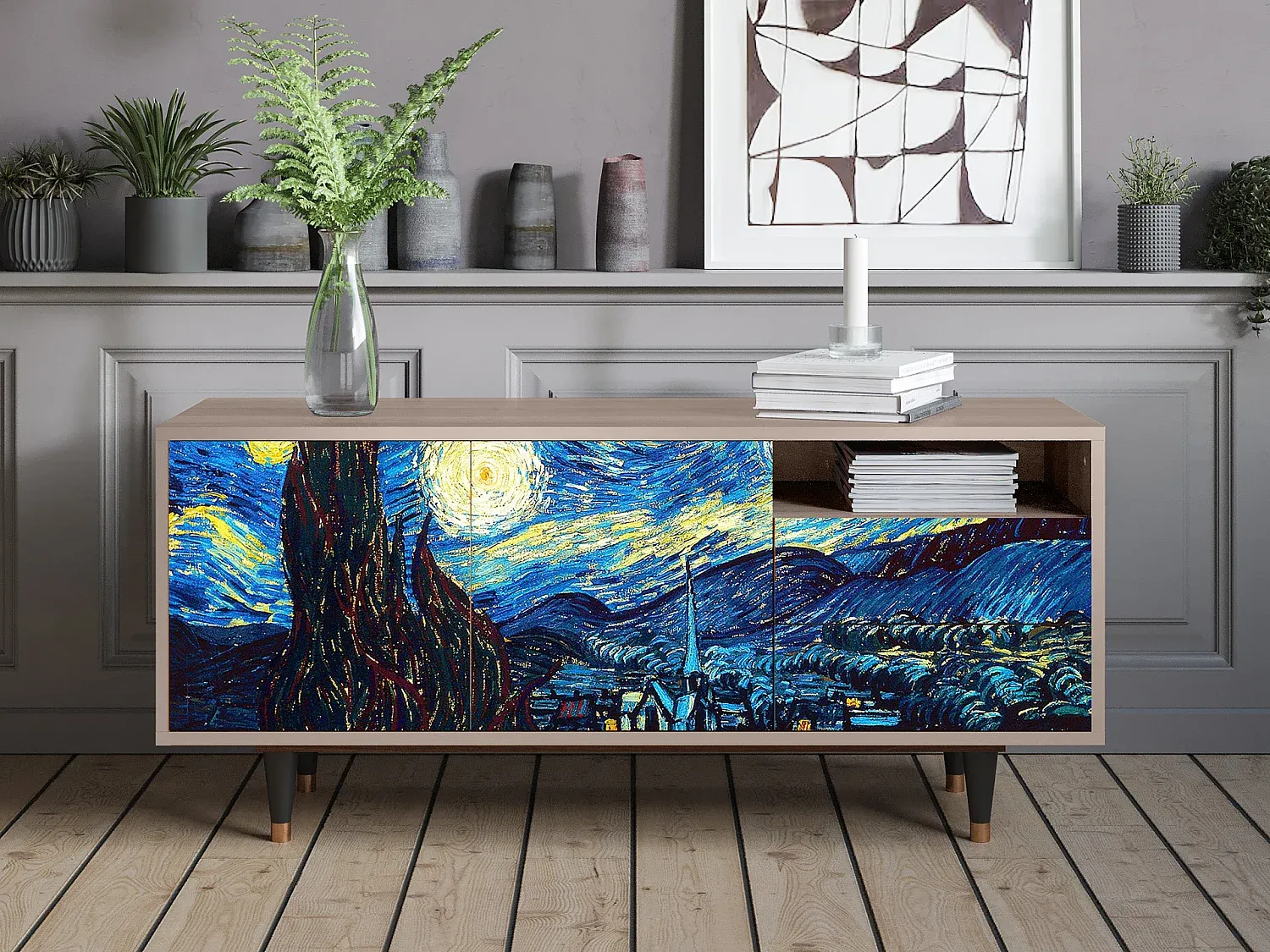 Wohnzimmer und Flur,Wohnzimmermöbel,TV-Board-LIVELORAE