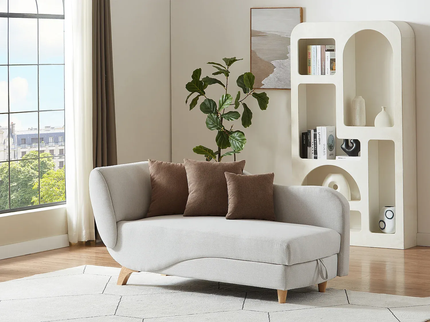 Sofa & Sessel,Bereich Recamiere,Recamiere mit Schlaffunktion-LIVELORAE