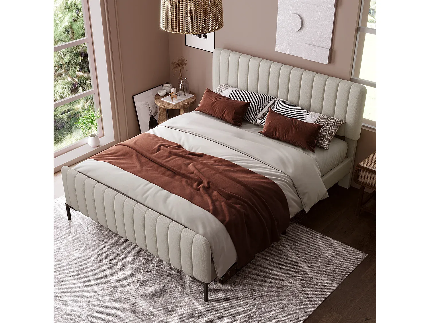Schlafzimmer,Bereich Bett,Bettrahmen-LIVELORAE