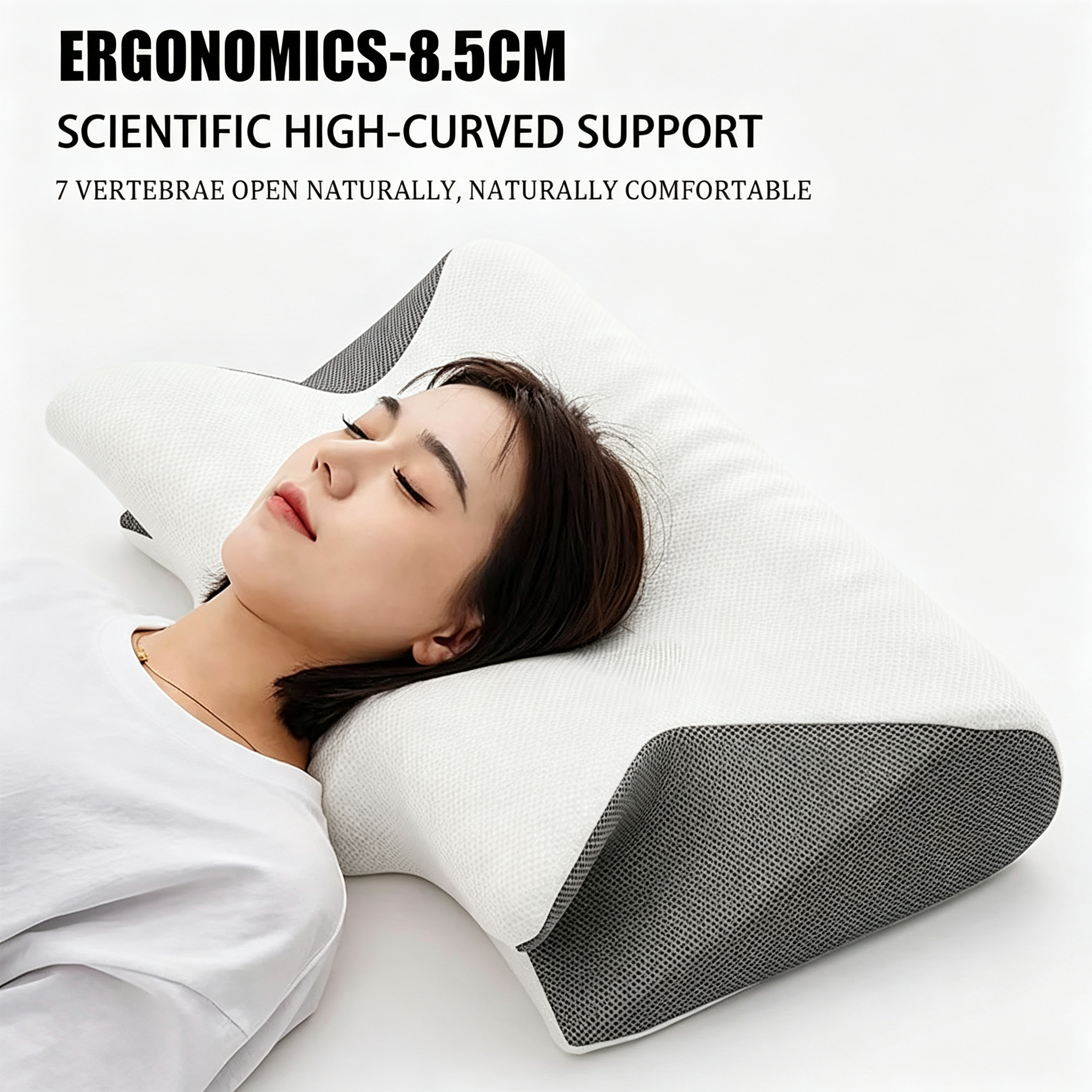 Pillow Hospitality Collection, Neckhaven Pillow, Neck Haven Pillows, The Neck Haven Enhanced Thickness Pillows, Contoured Support Pillows for Side Back Stomach Sleepers