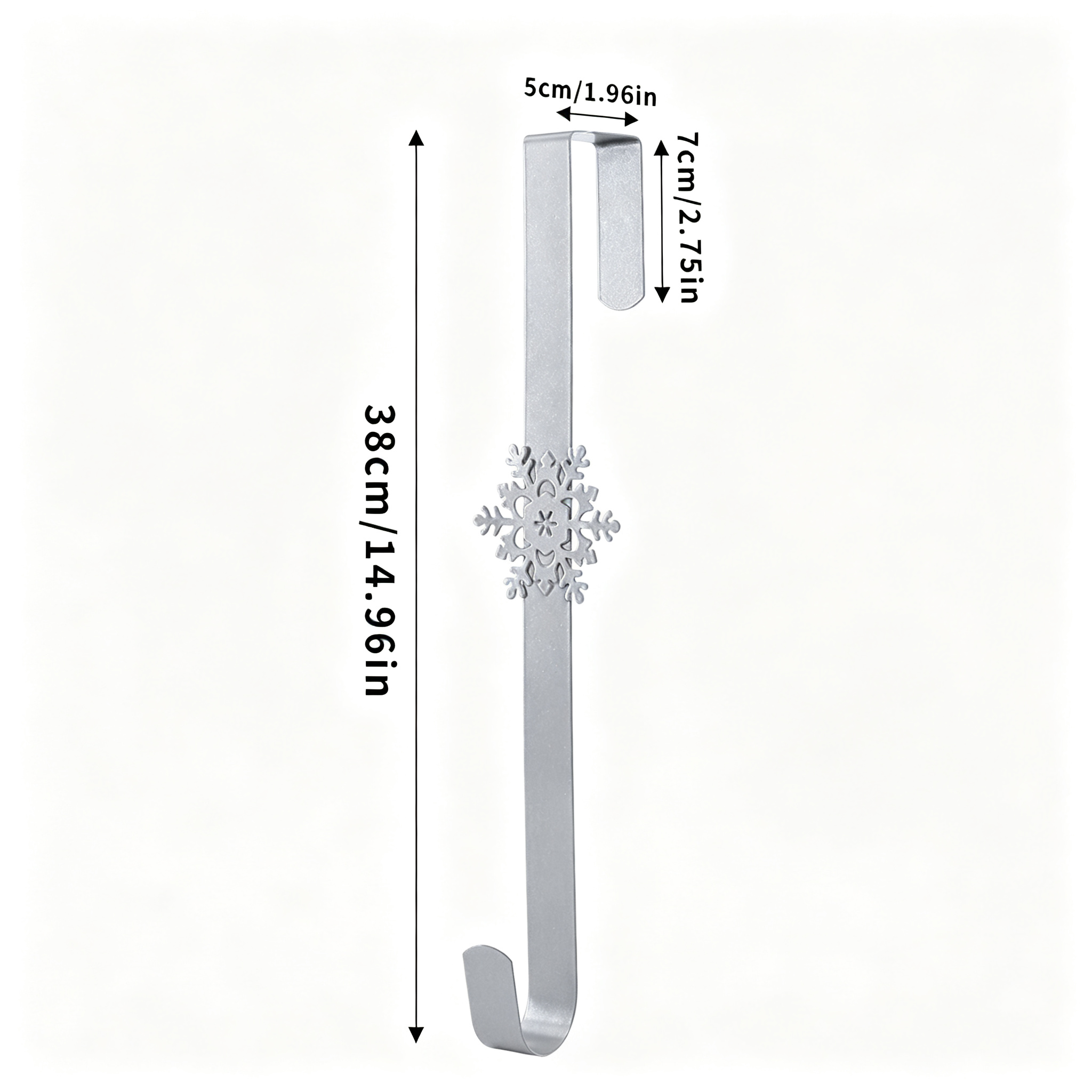 Christmas Wreath Hook for Front Door Heavy Duty Welcome Sign Holder