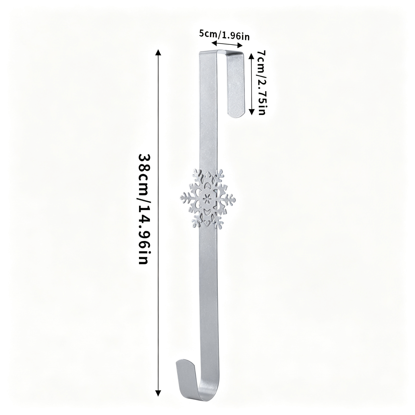Christmas Wreath Hook for Front Door Heavy Duty Welcome Sign Holder