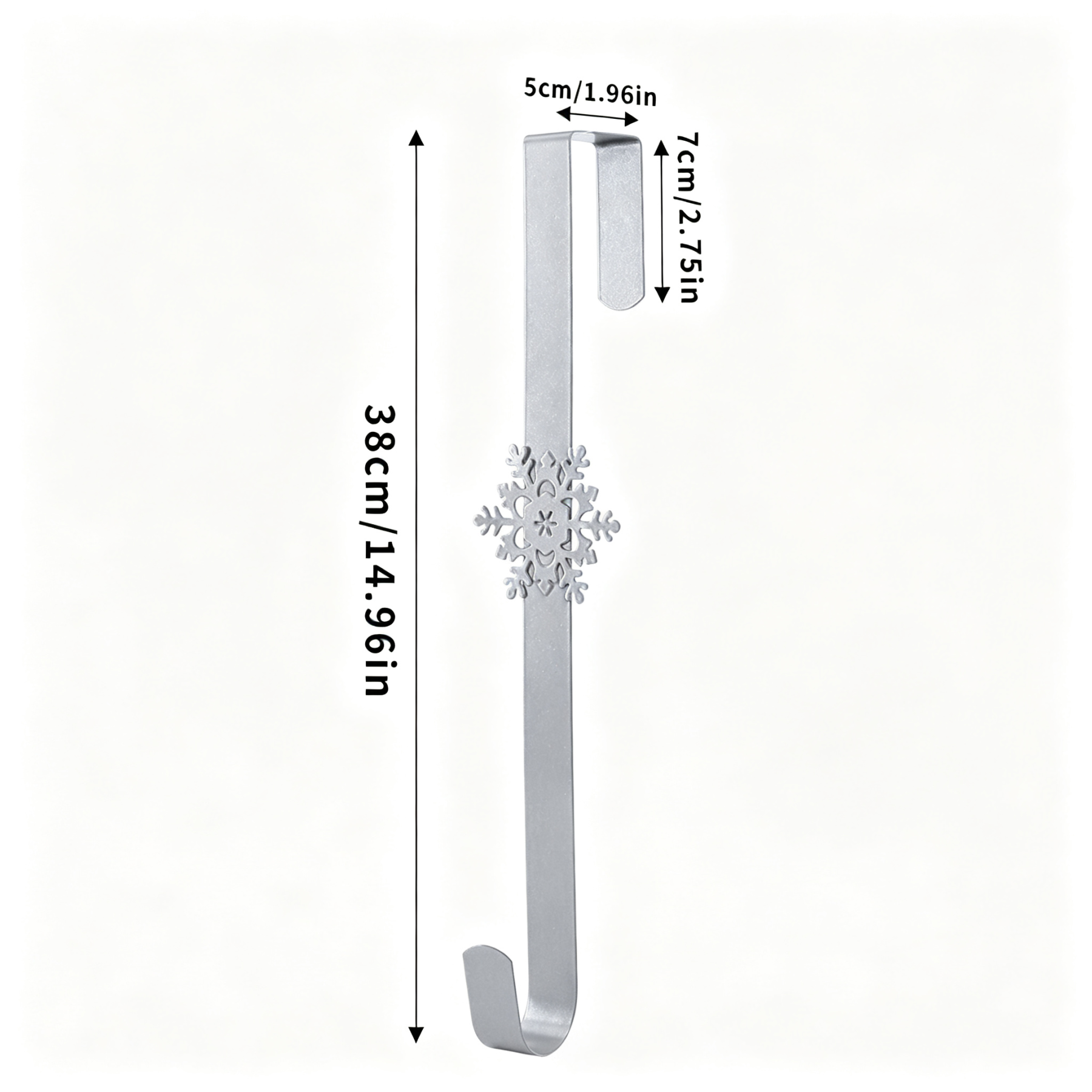 Christmas Wreath Hook for Front Door Heavy Duty Welcome Sign Holder
