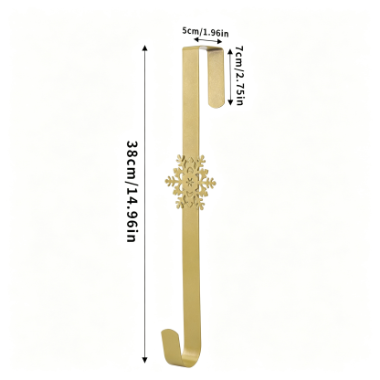 Christmas Wreath Hook for Front Door Heavy Duty Welcome Sign Holder