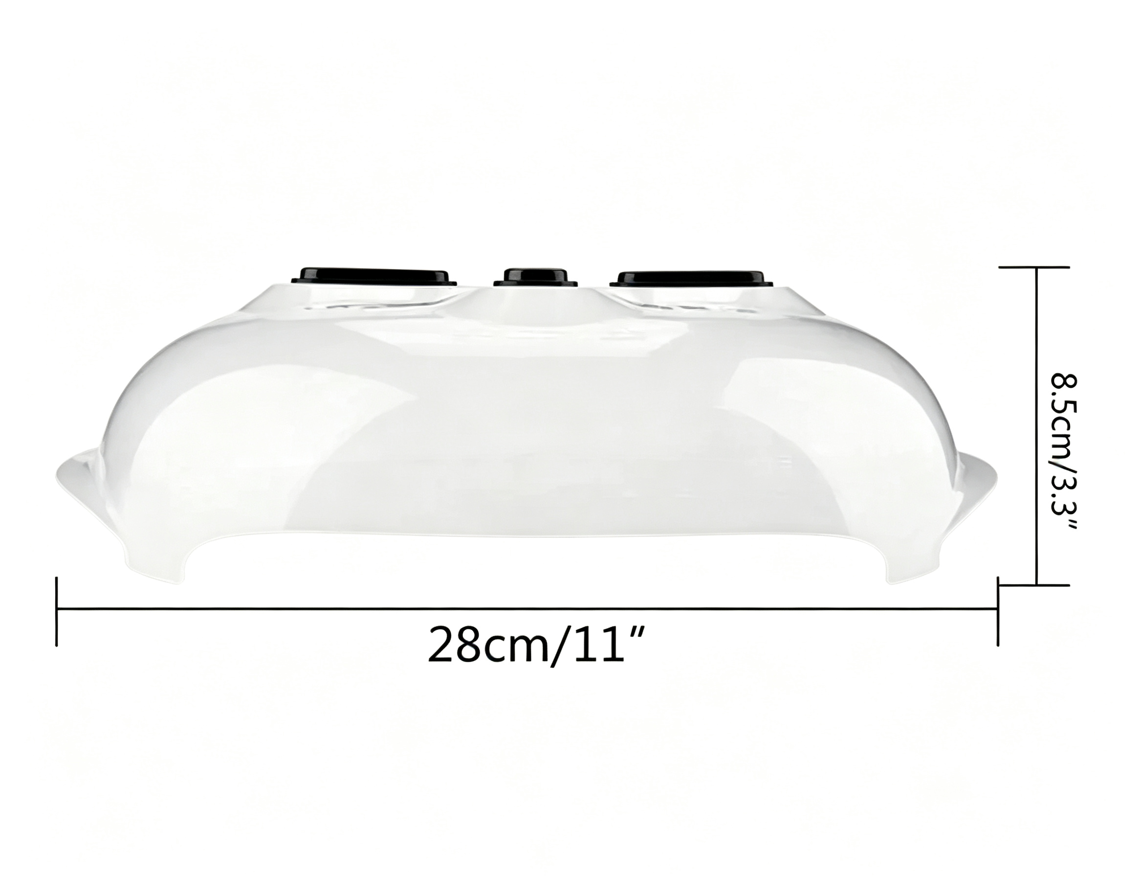 2-Pack: Magnetic Microwave Cover, BPA-Free Anti-Splatter Guard with Steam Vents