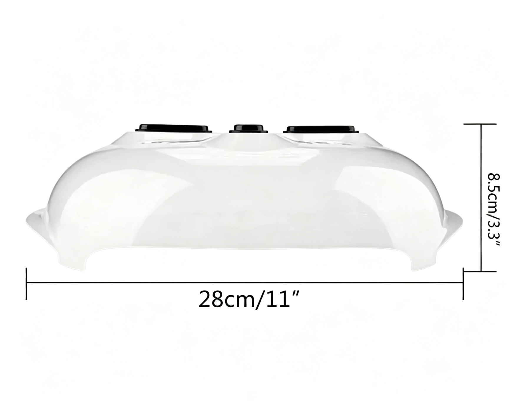 2-Pack: Magnetic Microwave Cover, BPA-Free Anti-Splatter Guard with Steam Vents