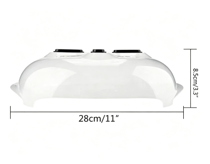 2-Pack: Magnetic Microwave Cover, BPA-Free Anti-Splatter Guard with Steam Vents