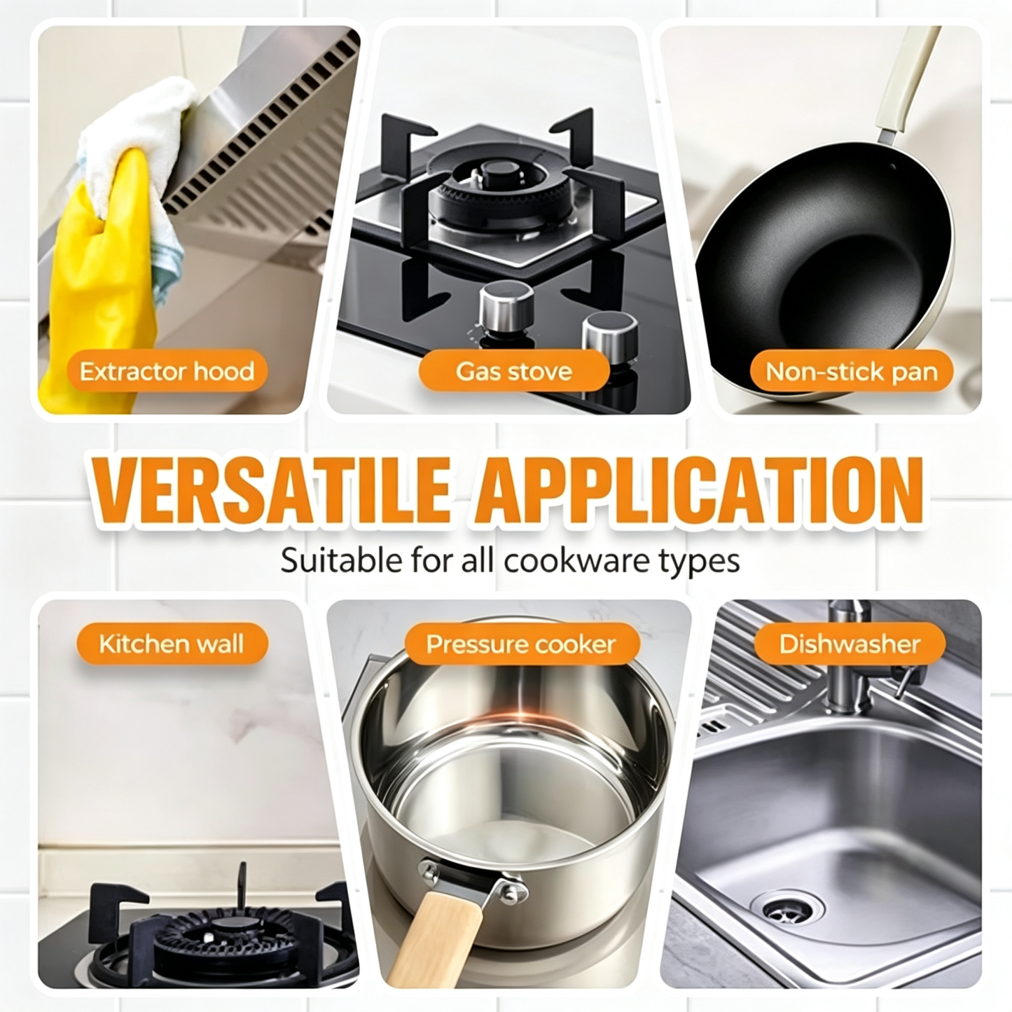 Powerful Burnt Residue Remover Paste for Cookware, Pot Bottom Black Stain Remover Paste, All Purpose Cleaner for Bottom of Pans, Black Cleaning Film for Stove Tops & Grills Restores Shine