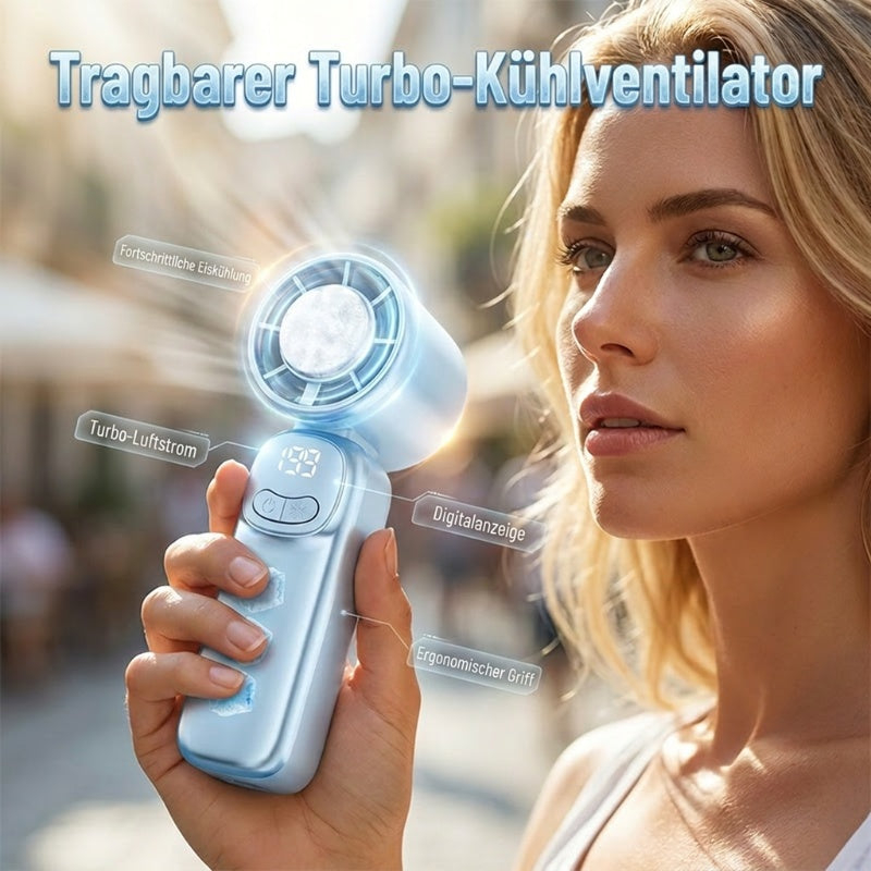 ❄️ Mini-Handventilator mit extrem langer Akkulaufzeit⚡ 