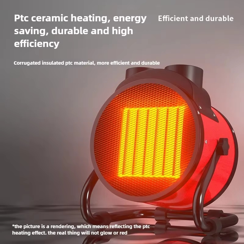 Powerful Portable Heating Cannon, Propane Forced Air Heater for Camping, Garage, Job Site & Outdoor Use