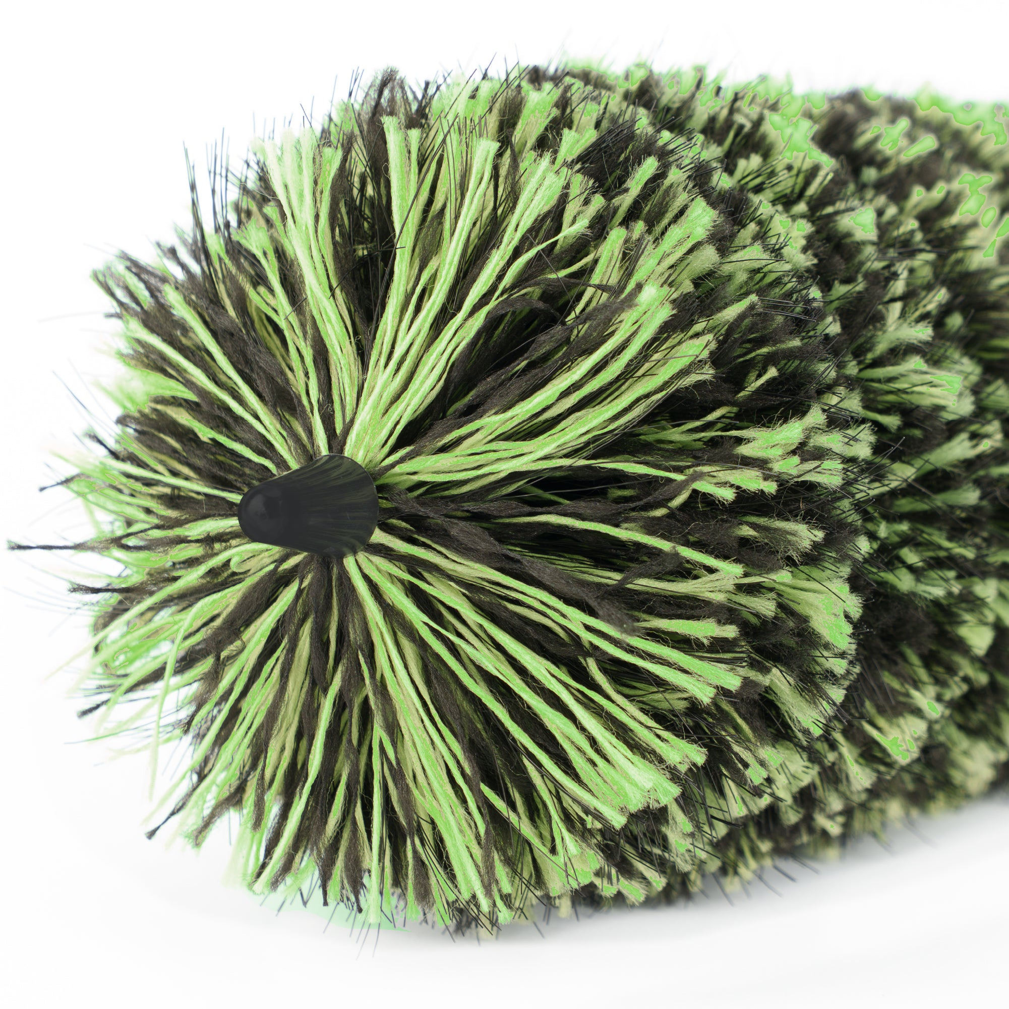 Flexible wheel brush head