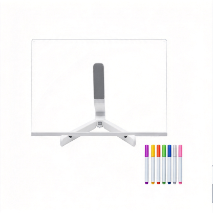 LED Color Glow Note Board, Erasable Acrylic Glowing Art Board for Children & Family Messages