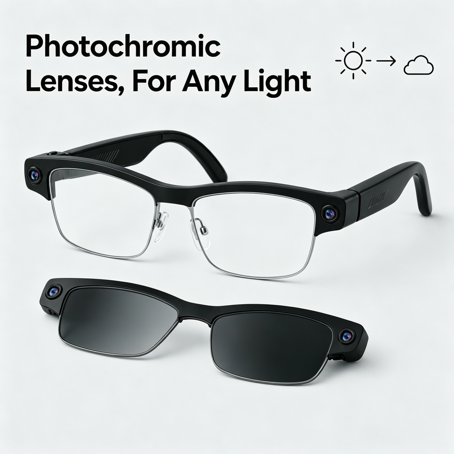 Vexors Pro – KI-Kamera-Brille mit Wechselgläsern